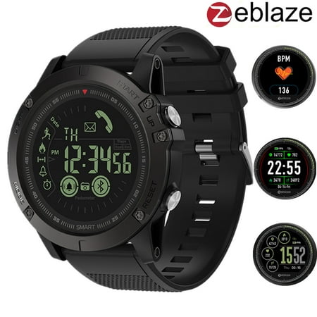 Zeblaze Vibe 3 Touc H Screen 164ft Deep Waterproof Bluetooth App All Day Activity Fitness Tracker Blood Pressureheart Rate Monitor Tactical Smart - 