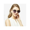 thumbnail image 6 of Cateye Sunglasses for Adult Women Female with Case, Grey, 56mm, 6 of 8