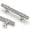 Brushed Satin Nickel-3" Hole Center-10 Pack, variant on 10 Pack Brushed Satin Nickel Kitchen Cabinet Knobs Hardware Zinc For Dresser Drawers 4451
