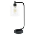 thumbnail image 1 of Simple Designs Bronson Antique Style Industrial Iron Lantern Desk Lamp with Glass Shade, 1 of 6