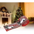 thumbnail image 1 of Cinta navideña Navidad 196.8 pulgadas, cintas vintage con borde de alambre Merry Christmas Tree y camión con cable, 1 of 5