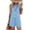 #03Blue, variant on Casual Gingham Plaid Matching Sets for Women Round Neck Sleeveless Tank Tops with Drawstring Pocket Shorts Two Piece Outfits Pink 2XL