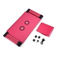 thumbnail image 1 of Laptop Stand, ABS Auto-locking Joints 360° Rotate Legs Foldable Laptop Table  For Office For Home, 1 of 8