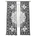 thumbnail image 2 of Retro Ethnic Sheer Curtains 96 Inches Long 2 Panels Tribal Boho Light Filtering Semi Sheer Window Curtains Drapes for Bedroom Living Room 52"x96", 2 of 7