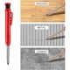 thumbnail image 3 of 2 portaminas de carpintería, portaminas de carpintería automáticas sólidas, incluye 2 sacapuntas y 12 minas de lápiz para dibujar, trazar y trabajar la madera, 3 of 5