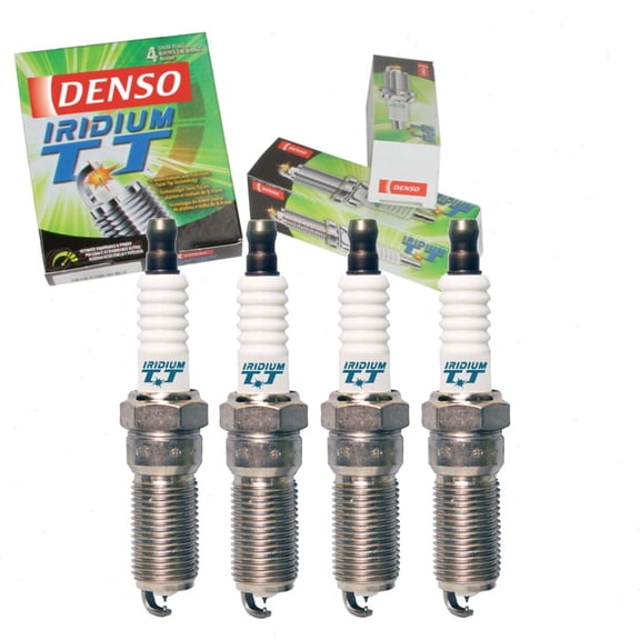 4 pc DENSO Iridium TT Spark Plugs compatible with GMC Acadia 2.5L L4 2017