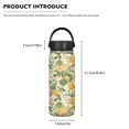thumbnail image 5 of SEANATIVE Lemon Water Bottles for Girls Leak Proof Double Walled Stainless Steel Gym Bottles for Men Women 18oz Insulated Hot Cold Hiking Canteen, 5 of 7