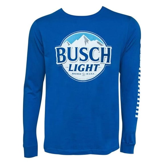 49025-XXXL Light Mens Blue Long Sleeve hhhhh T-Shirt - 3XL