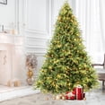 thumbnail image 2 of Bringstar 6FT Prelit Artificial Christmas Tree with 400 Lights, Premium Fake Xmas Tree with 2056 PE & PVC Mixed Branch Tips, Metal Hinges & Foldable Base, 2 of 7