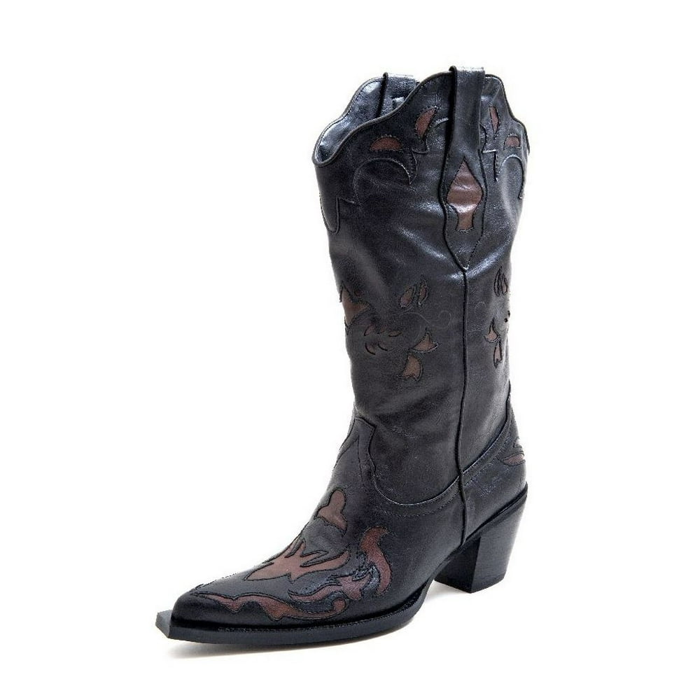 Roper Roper Western Boots Womens 13" Underlay Black 0902115560414 BL
