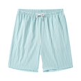 thumbnail image 6 of Mens Shorts Casual Striped Drawstring Spring Summer Outdoor Printed Beach Holiday Running Shorts Men With Pockets, 6 of 7