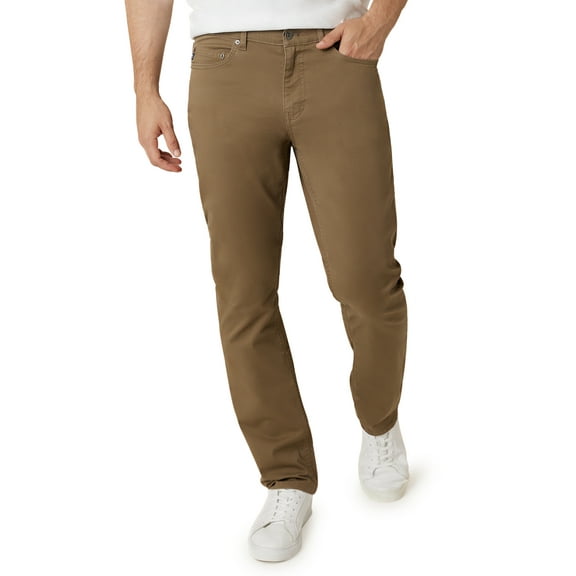 Chaps Men's Pants - Casual Slim Fit Cotton Stretch 5 Pocket Modern Chino Dress Pants for Men