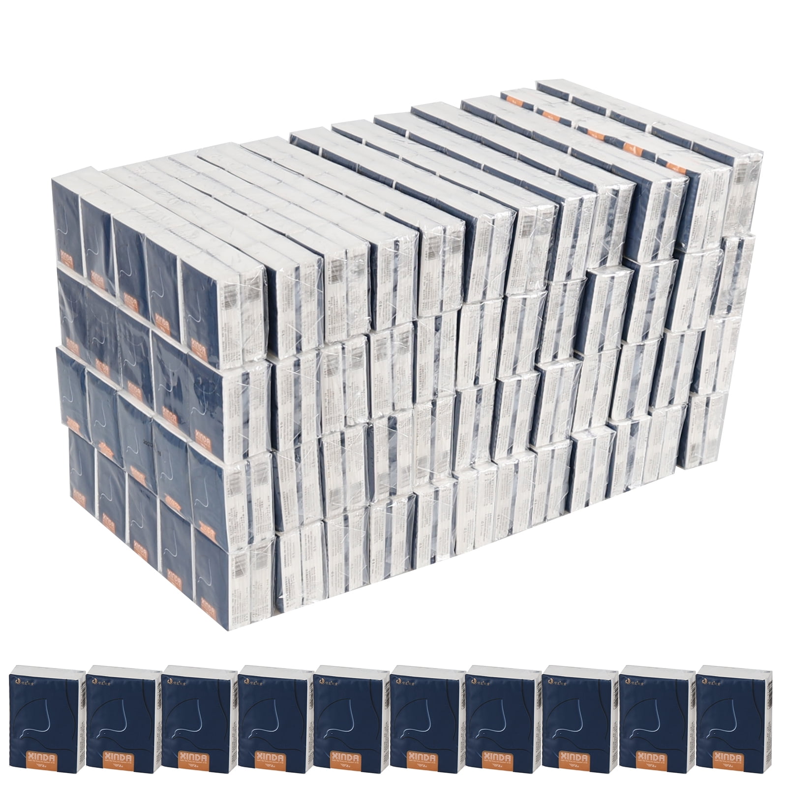 Uumitty 480 Packs Pocket Packs Soft Facial Tissues, Mini Travel Size Tissues, 4-Ply