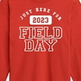 thumbnail image 3 of Instant Message - Here For Field Day  - Toddler And Youth Long Sleeve Graphic T-Shirt, 3 of 6