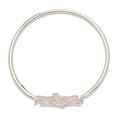thumbnail image 5 of Diamond2Deal 925 Sterling Silver with Interchangeable Nautical Charms 3.00mm Bangle Bracelet for Women, 5 of 7