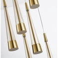 thumbnail image 2 of AC6829BR-Artcraft Lighting-Sunnyvale - 540W 9 LED Chandelier-50 Inches Tall and 15.5 Inches Wide-Brass Finish, 2 of 2