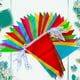 thumbnail image 4 of 1 banderín colorido de 80 m para decoración, banderines colgantes para fiestas de inauguración de cumpleaños y festivales., 4 of 7
