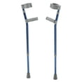 thumbnail image 2 of Inspirado en las muletas pediátricas de antebrazo Drive, azul caballero, grandes, 2 of 2