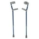 thumbnail image 2 of Inspirado en las muletas pediátricas de antebrazo Drive, azul caballero, grandes, 2 of 2