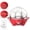 RED, variant on Double Layer Egg Cooker -Electric Egg Steamer Holds 14 Eggs-for Boil, Poach, Steam Eggs & Veggies, Compact Breakfast Appliance