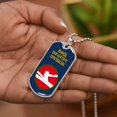 thumbnail image 5 of Awesome dog tag for 84th Infantry Division - Graphic Military Dog Tag Necklace (Optional Personalized Engraving), 5 of 5