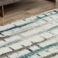 thumbnail image 5 of Dalyn Rocco Shag Area Rug RC2 Rc2 Multi Multi Grid Faded, 5 of 12