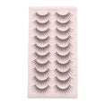 thumbnail image 1 of Unique Bargains 10 pares de pestañas postizas para maquillaje negro B-13, 1 of 5