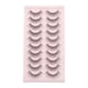 thumbnail image 1 of Unique Bargains 10 pares de pestañas postizas para maquillaje negro B-13, 1 of 5