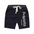thumbnail image 2 of piuwrlz Short Pants for Children's Boys Girls Single Piece Short Trousers Navy Size 3-4 Years, 2 of 3