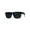 Black Green, variant on Kush Mens Rectangular Keyhole Sport Plastic Agent Sunglasses Black Blue