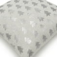 thumbnail image 6 of JWH Christmas Tree Pillow Covers Silver Foil Print Throw Pillow Case Square Shape Room Decorative Rustic Accent Pillow Cover 16x16 Inch, 6 of 8