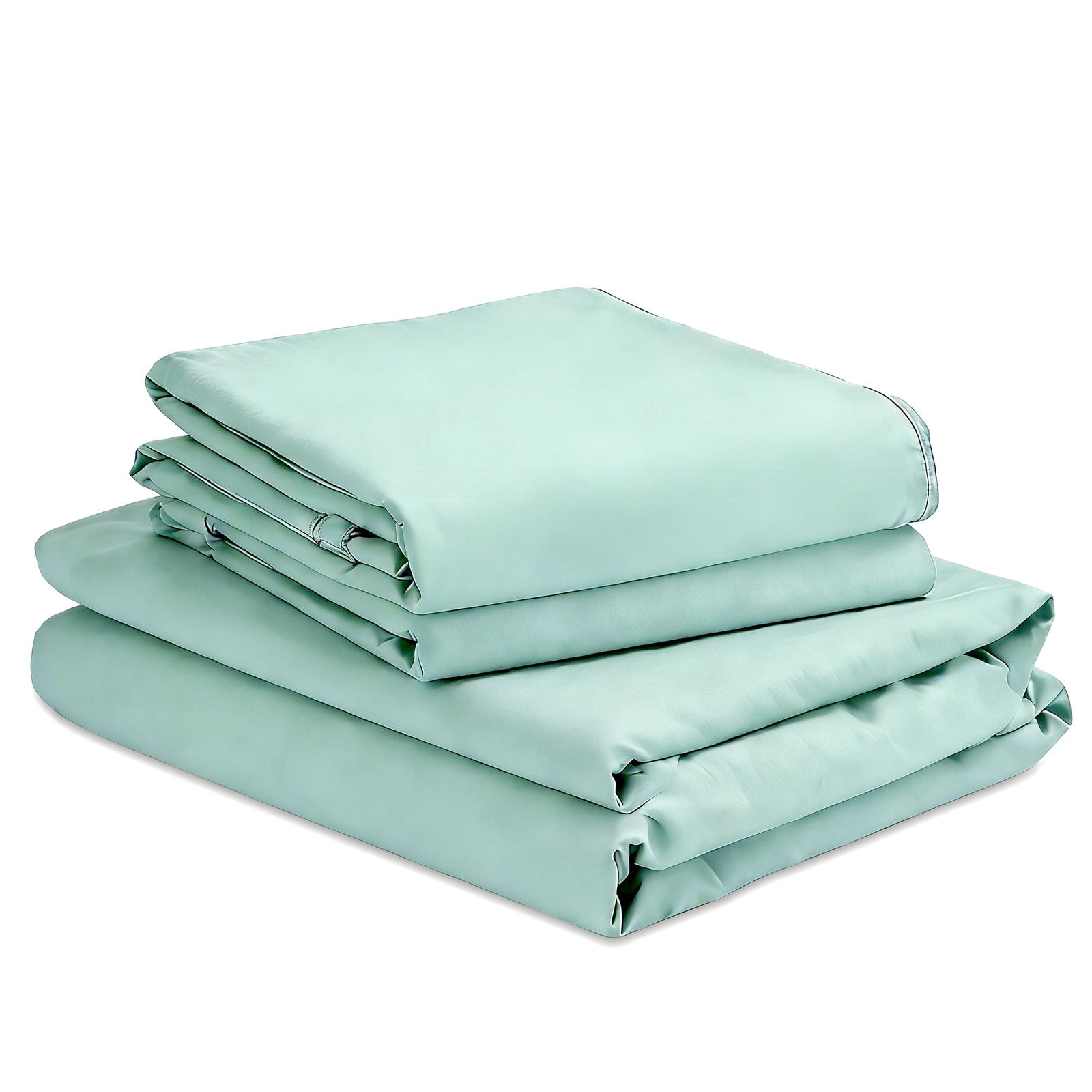 4Pcs Ultra-Soft 85g Sheet and Pillowcase Set, Soft Solid Color, Machine Washable, Suitable For All Seasons, Christmas Comfortable Bedding Set, Available For Single, Double, King, and Queen Beds