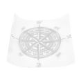 thumbnail image 4 of Pegatina Campass para coche, impermeable, cortable, PVC, 20x20cm, para decoración automática Universal, color blanco, 4 of 12