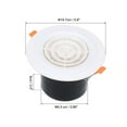 thumbnail image 2 of Unique Bargains Diffuseur d'Air Rond 4 Pouces à Ressort, ABS Réglable avec Grille Persienne pour Maison Bureau, Blanc, 2 of 6