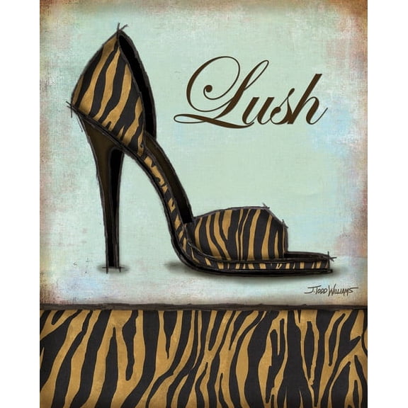 Tiger Shoe Fashion Fashion Cute Modern Animal Trendy Shopping Beautiful Print Wall Painting 11X14
