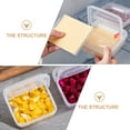 thumbnail image 3 of Homoyoyo Transparent PP Multi-Function Butter and Cheese Storage Container Set 2 Pieces Easy to Clean, 3 of 8