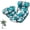 Green, variant on Pool Floats Chairs Adult,Inflatable Pool Lounge,Plant Pattern Floating Mat Hammock,Blow up Water Chairs Noodles rafts for Party Summer Water Beach Fun