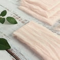 Efavormart 5 Pack | 24"x19" Gauze Cheesecloth Napkins Cotton Dinner Napkins - Blush/Rose Gold ...