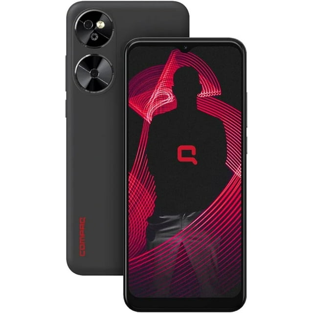 Compaq Q3, Smartphone, 6GB RAM, 128GB, Pantalla 6.5 HD+, Android 14, Cámara 13MP+5MP, Batería 3950mAh Desbloqueado