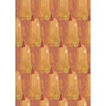 thumbnail image 1 of Ahgly Company Machine Washable Indoor Rectangle Transitional Orange Red Orange Area Rugs, 2' x 5', 1 of 7