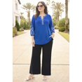 thumbnail image 3 of Catherines Women's Plus Size Anywear Kurta Top, 3 of 4