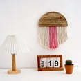 thumbnail image 4 of Bohemian Hand-Woven Cotton Rope Tassel Tapestry Wall Decoration Macrame Wall Hanging (1PC), 4 of 7