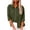 Army Green, variant on LYXSSBYX Button Down Shirts for Women Women's Tops Fashion Solid Color Real and Fake Pocket Button Shirt Women's Lapel Long Sleeve Lapel Tops/Shirts