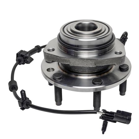 Detroit Axle - Front Wheel Bearing Hub for 2002-2009 Chevrolet Trailblazer GMC Envoy XL XUV Buick Rainier Isuzu Ascender Oldsmobile Bravada Wheel Bearing and Hub Assembly Replacement