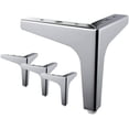 thumbnail image 1 of Patas para muebles de pulgadas/17,5 cm, 4 uds, patas de muebles triangulares de rombos de Metal modernas, armario de repuesto DIY, sofá, silla, reposapiés Levamdar WMZL-816-11, 1 of 5