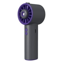 ChicYu No-Blade Misting Fan 3 Speed Adjustable USB Rechargeable Humidifying Air Cooler, Silent Portable Desktop Fan with Water Spray Function Gray