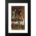 thumbnail image 2 of Master of the Catholic Kings 10x14 Black Modern Framed Museum Art Print Titled - The Marriage at Cana (C. 1495-1497), 2 of 5