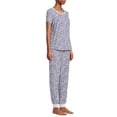 thumbnail image 3 of Hanes Women's Short Sleeve Jogger Set, 3 of 6