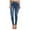 *6-Blue, variant on Women's and Women's Plus Side Lace Stitching Jeans Leggings,Ladies Stretchy Butt Lift Denim Pants,Slim Breathable Jeggings For Women,Black,Size S