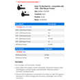 thumbnail image 2 of Outer Tie Rod End Set - Compatible with 1998 - 2004 Nissan Frontier 1999 2000 2001 2002 2003, 2 of 2